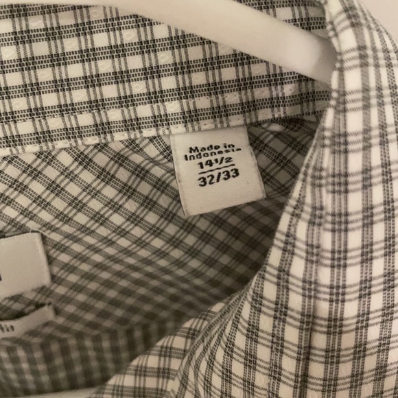 Calvin Klein Slim Fit Button Up Patterned Dress Shirt Plaid - Picture 3 of 7